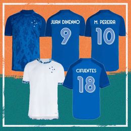 2024 CRUZEIRO Esporte soccer jerseys 24/25 Home M.PEREIRA ARTHUR GOMES JUAN DINENNO M.VITAL Football Shirt Uniform