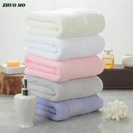 Towel 1-Piece Solid Color Egyptian Cotton Towels Large Bath For Adults High Absorbent Terry 70x140cm