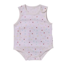 Rompers Baby clothing summer sleeveless printed baby boy one piece newborn cotton baby clothingL2405