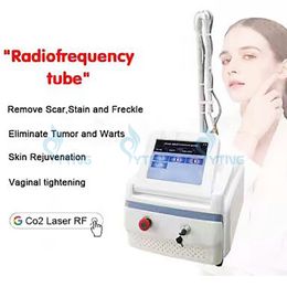 RF Tube Fractional Co2 Laser Skin Resurfacing Carbon Dioxide Laser Treatment Machine Acne Scar Removal Vaginal Tightening Warts Removal