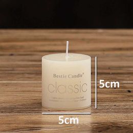 5Pcs Candles 5X5cm Decorative aromatic candles Pillar Candle Small flavored candle Creative Home Decoration Gift Scented candles for interior