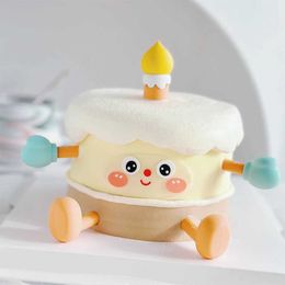 5Pcs Candles Cartoon Cute Candle Shaped Cake Decoration Cute Smiling Face Embracing Childrens Birthday Baking Decoration