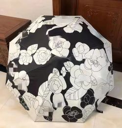 Top Quality Luxury Umbrellas Beach Folding UV Parasols Windproof Ladies Designer Umbrellas Gift Boxes