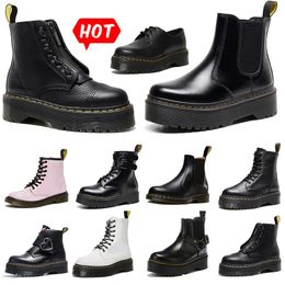 Dr Marteens Designer Shoes For Men Women Dr Matrens Luxury Sneakers Woman Dr Martines Triple Black White Ankle Boot Winter Snow Warm Shoes