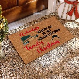 Carpets Mens Throw Blanket Christmas Crystal Velvet Carpet Car Printed Door Anti Slip Wall E