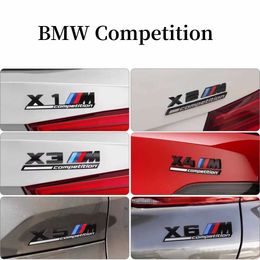 Other Interior Accessories Glossy Black COMPETITION Bar Underlined Emblem for BMW Thunder Edition M1 M2 M3 M4 M5 M6 M7 M8 X3M X4M X5M X6M Car Trunk Sticker T240509