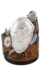 Belts Animal Tortoise Leather Embossed Belt Personalised Decoration3219961