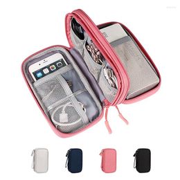 Storage Bags Multifunctional Cable Bag Waterproof Travel Mobile Power Hard Disk Headset Gadget Organizer Electronics Accessories