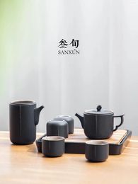 Teaware Sets Display Tea Set Tray Charms Porcelain Aesthetic Portable Teapot Cup Ceramic Gift Box Tetera Porcelana BG50TS