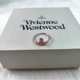 Designer original design of Westwoods with a minimalist style and niche high-end version ring Nail C0J0