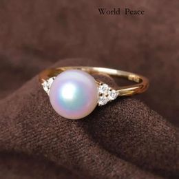 Pearl Ring Designer Mikimoto Ring 925 Silver M Home Matching Ring Japanese Tiannv Akoya Sea Pearl Inlaid Simple And Versatile Gift 598