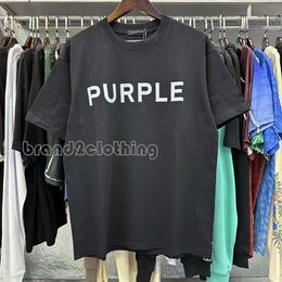 24SS Purple Brand Shirt Size XS-5XL Large Designer Tees Mens T-Shirt Homme T Shirts Women Loose Clothing Designers Short Sleeve Spring Summer Tide Tee