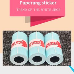 Window Stickers 3pcs White 57x30mm Thermal Printing Paper Sticker For Mini Pocket Po Printer Paperang Phone