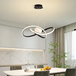 Chandeliers Modern Simple Nordic Bedroom Lamps Dining Table Bar Home Indoor Decor Lighting Fixtures