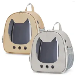 Cat Carriers Pet Carrier Backpacks Kittens Bag With Ventilated Design Safety Straps Buckle Support Pets Backpack Suitable For Small