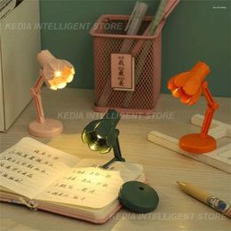 Table Lamps 2024 Warm Light Mini Night Lamp Reading Cute Creative Flower Foldable Book Lighting Bedroom Decor