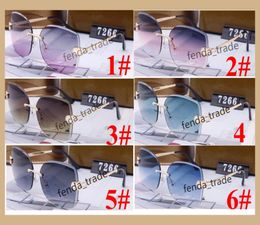 Gradient Vintage Sunglasses Men NEW Rimless Square Sunglasses Fashion Sunglasses Brand Woman Luxury De Sol Feminino 5PCS Fa1014450