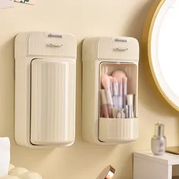 Storage Boxes Bathroom Wall Mounted Shelf Multifunctional Toiletries Rack Kitchen Seasoning Bottle Cosmetics Organiser