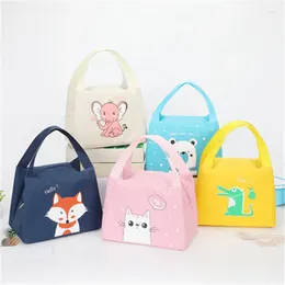 Storage Bags Portable Insulated Thermal Food Picnic Lunch Bag Box Tote Cartoon For Women Girl Kids Children Pack Bento