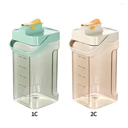 Water Bottles Refrigerator Pot Beverage With Faucet Large Capacity 3.5L DIY Cold Bottle Tank Barley Teapot