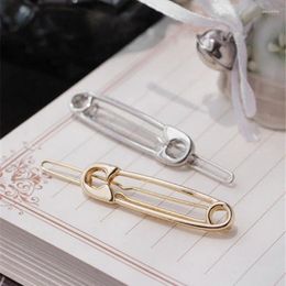 Party Decoration 20pcs Simple Metal Paper Clip Hairpin Ladies Creative Pin Hair Gold Silver Personalised Accessories