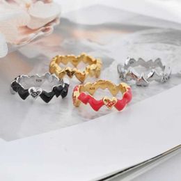 Designer Westwoods Little Saturn Multi Love Ring for Women Micro An Classic Sweet Available in Four Colours Nail