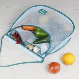Storage Bags Eco-friendly Fruit Vegetable Bag Multiple Pockets Multi-use Mesh Hanging Baby Bath Toy