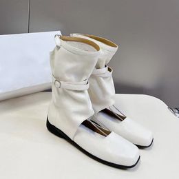 Designer Leder flache Mode Frauen Schnürung Mesh Sneakers Marke weibliche Damen Sommer -Peep -Toe -Stiefel -Ladung Neue Schuhe