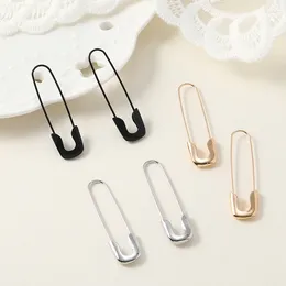 Dangle Earrings Simple And Cool Style Trendy Paper Clip Korean East Gate Fashionable Creative Design Pin