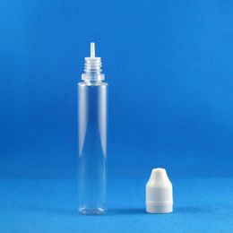 100 Pcs 30ML Plastic Dropper Bottle Highly transparent With Double Proof Child Safety Thief Safe Squeezable and have long nipples Txmnq Bffd