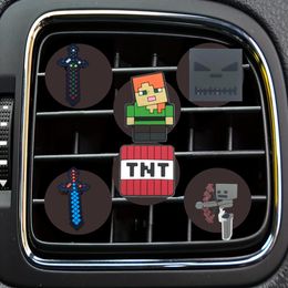 Interior Decorations My World 35 Cartoon Car Air Vent Clip Freshener Outlet Clips Diffuser Per Conditioner Drop Delivery Otphb