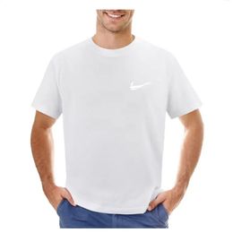 mens t Shirts designer Fashionable young men's 100% Cotton Short Sleeve 2024 summer personalized slim fit versatile comfortable Korean T-shirt