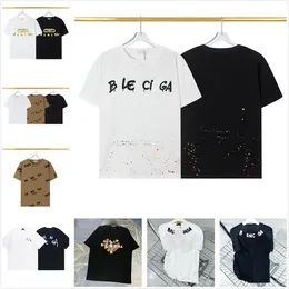 Men's T Shirts T-shirt Designer Chest Letter Logo Digital Direct Spray Fashion Men And Women With The Same Oversized Short-sleeved