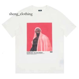 Kith Shirt Designer Kith T Shirt T Shirt Short Sleeve Luxury Major Brand Rap Classic Hip Hop Male Singer Wrld Tokyo Shibuya Retro Street Fashion Brand T-shirt 6696