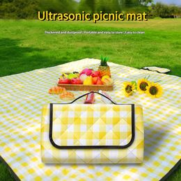 Carpets Outdoor Camping Mats Cartoon Portable Folding Waterproof Picnic Mat Washable Oxford Fabric Thickened Beach Tent