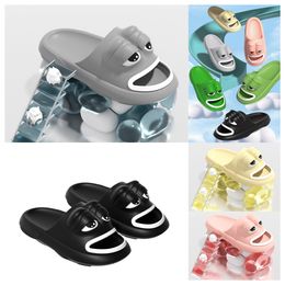 2024 New top Designer Ugly Cute Funny Frog Slippers men women sandals Wearing Summer black green white Thick Sole and High EVA Anti Beach Shoes