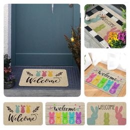 Carpets 1PCS Easter S Floor Mats Holiday Welcome Door Polyester St. Patricks Day Chic Throw Textu