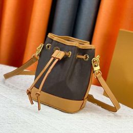 10A Fashion Top Handbag Designer Mini Bag Drawstring Shoulder Noe Purse Bucket Women Crossbody Bags Tote Straps Nano Bags Clutch Qualit Evux