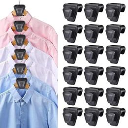 Hangers 18pcs Clothes Hanger Connector Hooks For Hang Coat Bag Hat Robe Hanging Holder Accessory Closet Organisers Hook