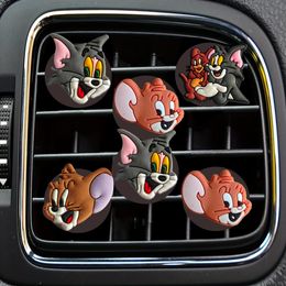 Interior Decorations Cats And Mice Cartoon Car Air Vent Clip Decorative Conditioner Clips Outlet Per Bk Freshener Square Head Drop Del Ot3Uv