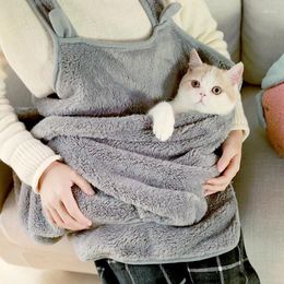 Cat Carriers Cats Apron Pet Travel Sleep Bag Carrier Pouch Dog Puppy Plush Outdoor Sling Shoulder Comfort Transport