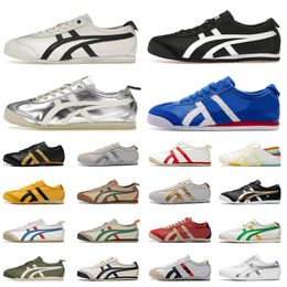 Top Quality Tiger Mexico 66 Designer Shoes Men Women Black White Blue Yellow Beige Silver Sports Sneakers Trainers Mens Shoes