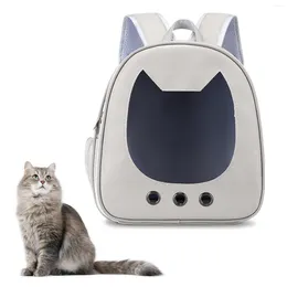 Cat Carriers Pet Carrier Backpacks 7 Ventilated Holes Design Travel With Comfortable Shoulder Straps Small Cats Carrying Bags For