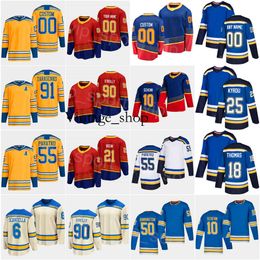 Vin Man Woman Youth Hockey Reverse Retro 50 Binnington Jerseys 25 Kyrou 21 Tyler Bozak 91 Vladimir Tarasenko 90 Ryan OReilly Colton Parayko