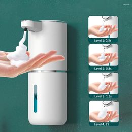 Liquid Soap Dispenser 300ML Automatic Foam Bathroom Smart Washing Hand Machine With USB Charging White High Quality ABS Material