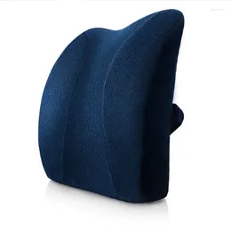 Pillow Chair Back For Lumbar Support Memory Foam Chairs Car Home Pillows Relieve Pain Straps Seat