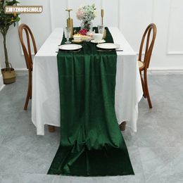 Curtain Scandinavian Simple Solid Colour Italian Velvet Table Flag El Wedding Holiday Party Decoration Cloth Tablecloths