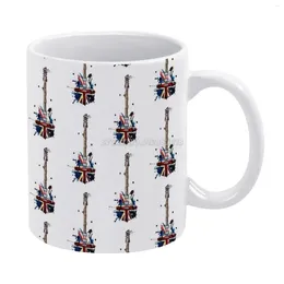 Mugs Union Epiphone Guitar Coffee Ceramic Tea Cup Milk Mug Warmer Personalised Friends Birthday Gift