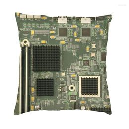 Pillow Classic PCB Printed Circuit Board Blanket Nordic Cover Home Decor Computer Geek Technology Car Pillowcase
