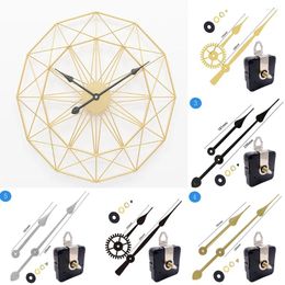 Clocks Accessories Quartz DIY Mechanism Movement Kit Large Long Hands-Clock High-Torque Wall Clock Black Quality Silent